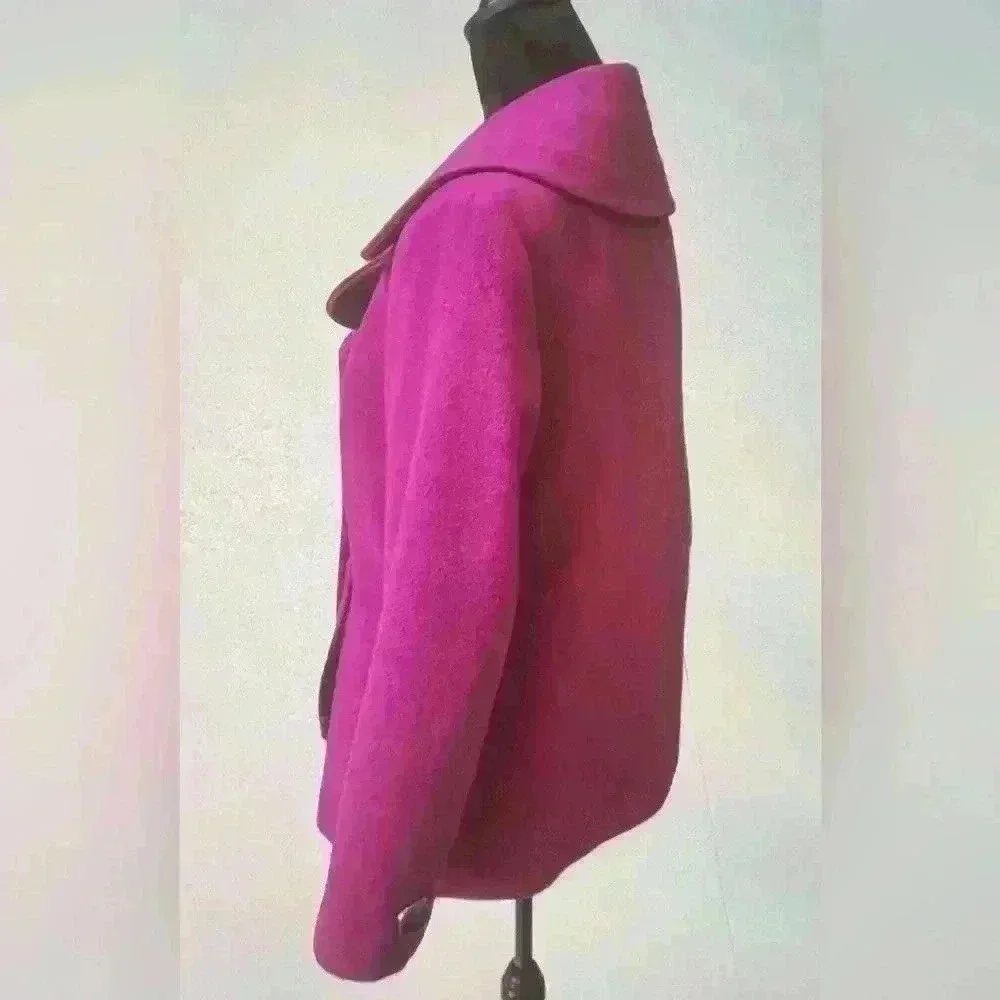 In Perfect condition Style & Co. Purple Double Breasted Button women Jacket SZ L